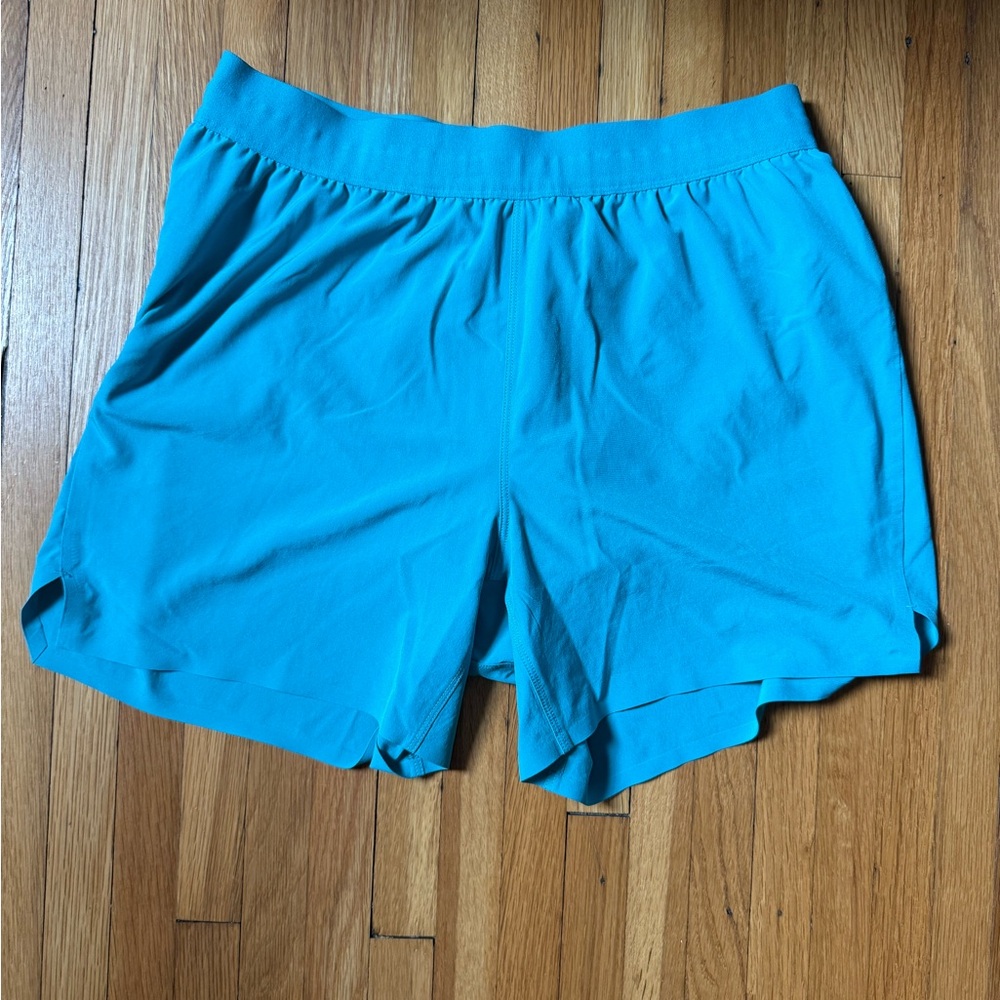 All in Motion Men's Turquoise Athletic Shorts
